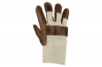 Winter glove with leather coating, 6 pairs