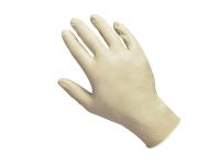 Vinyl disposable gloves, uncoloured, 100 pieces