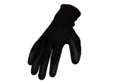 Nylon-glove with sanded nitrile coating