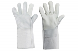 Schweißerhandschuhe aus Rindspaltleder, 12 Paar